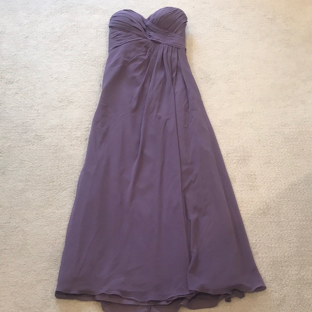 Purple bridesmaid dress